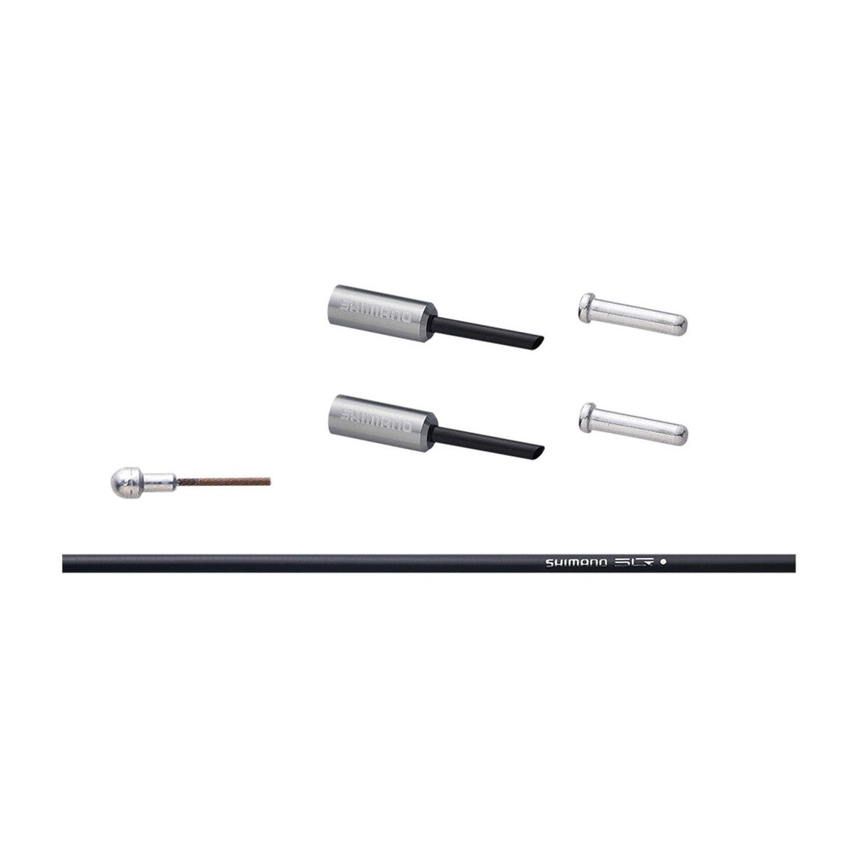 Shimano Dura - Ace BC - 9000 Polymer Coated Road Brake Cable Set Black