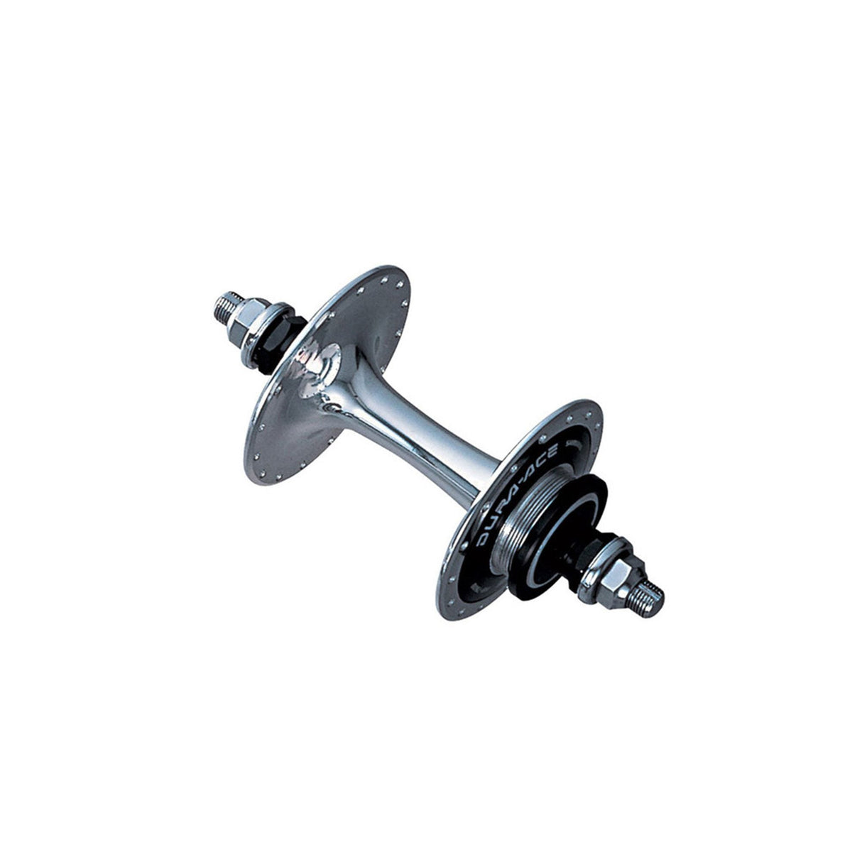 Shimano Dura - Ace Track HB - 7600 Large Rear Hub with One Side Thread Silver