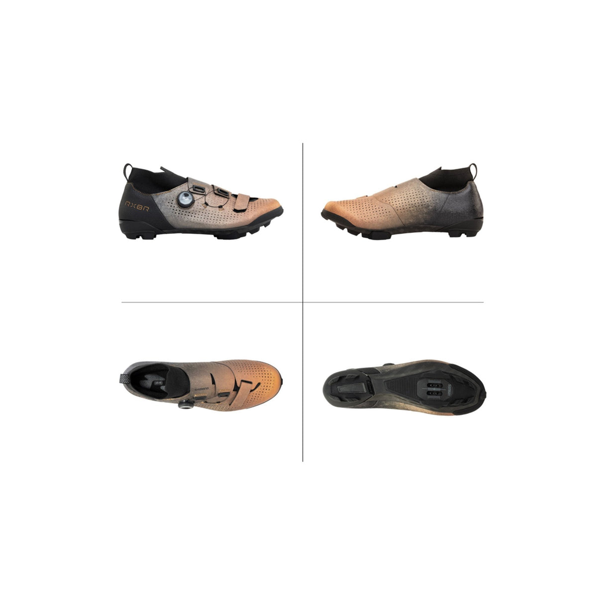 Shimano SH - RX801R Shoes Metallic Orange