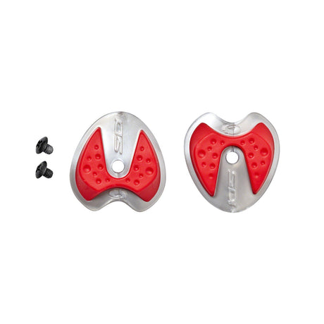 Sidi Anti Slip Heel Pad Set Grey / Red
