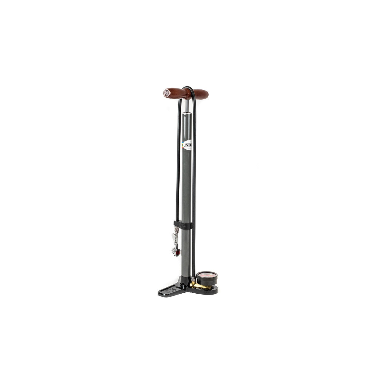 Silca Pista Plus Floor Pump Grey