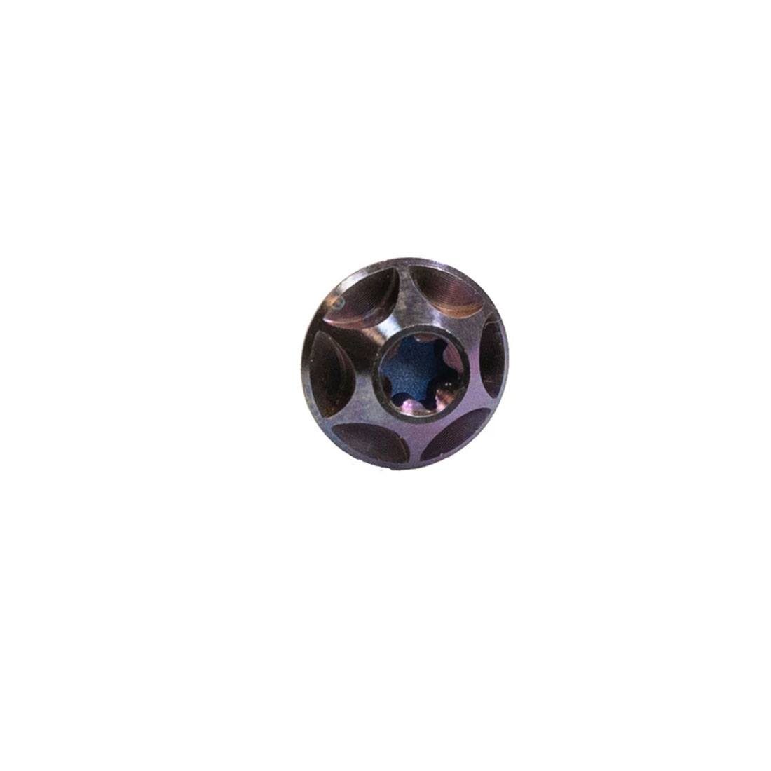 Silca Titanium Bottle Cage Bolts - Set of 4 Royal Purple Ano