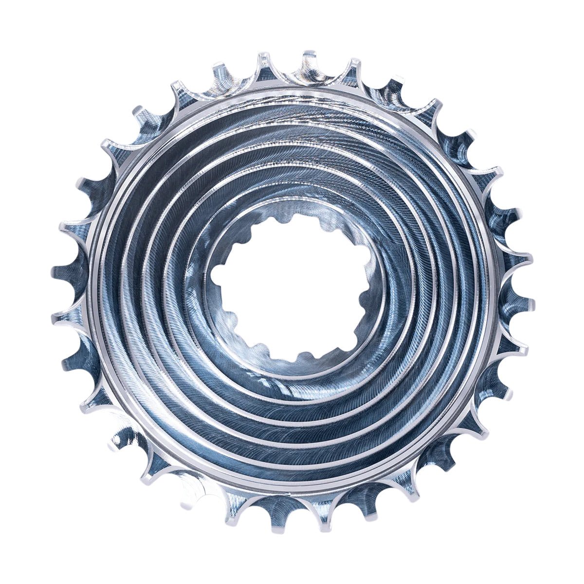 Spacely Sprocket - 6061 Aluminum Chainring Raw