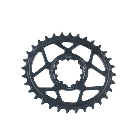 T - Type Aluminum Chainrings Black