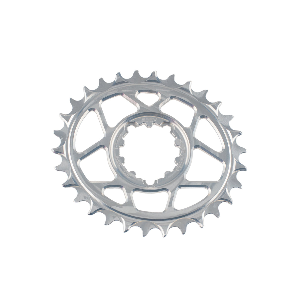 T - Type Aluminum Chainrings Raw