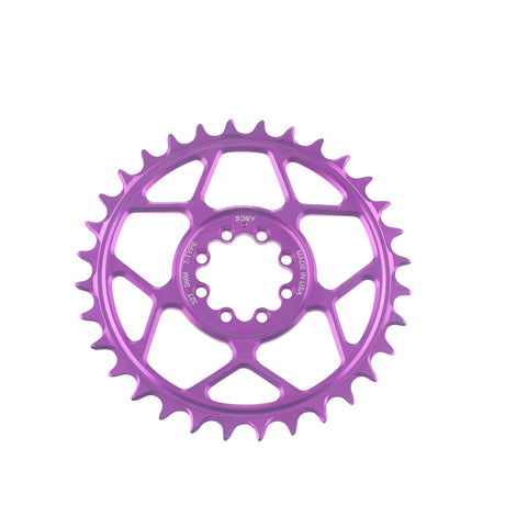 T - Type Aluminum Chainrings Purple