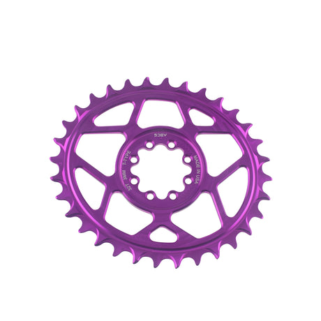 T - Type Aluminum Chainrings Purple