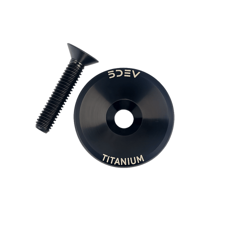 TITANIUM STEM CAP Black