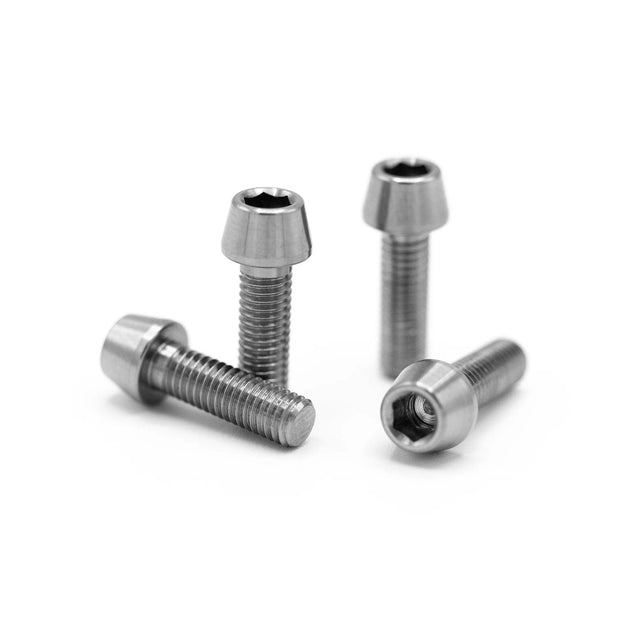 Titanium Water Bottle Cage Bolt Kit - Set of 4