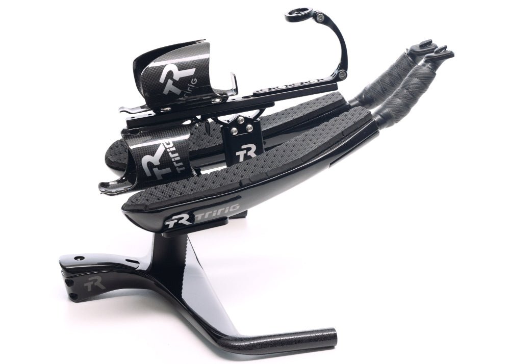 TriRig Alpha Prime Carbon Aero Bar/Stem Combo System No Arm Cups