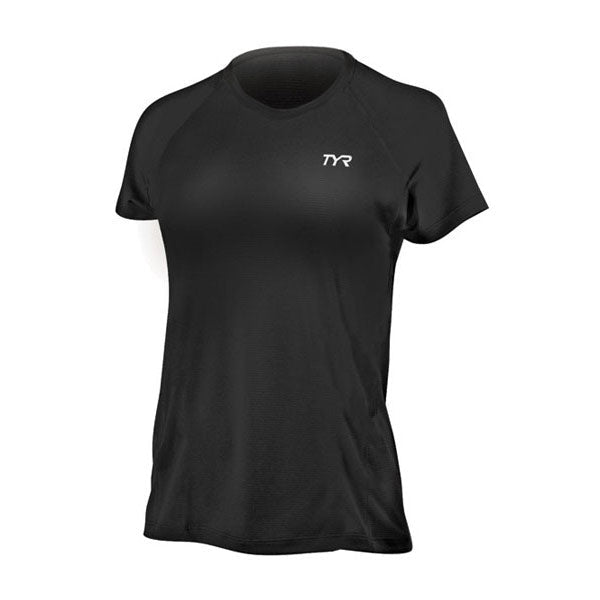 TYR Carbon Running Shirt Black / White