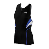 TYR Competitor Tank Black / Blue
