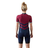 Velocio Chevron ES Short Sleeve Jersey Chevron Beet