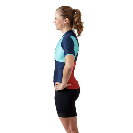 Velocio Multi ES Short Sleeve Jersey Multi Celeste