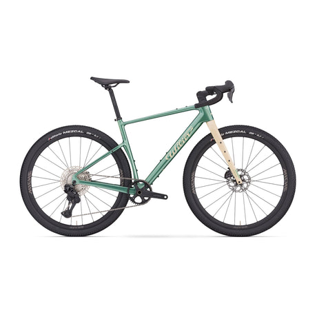 Wilier Adlar Rival AXS XPLR E1 Bike w/Alloy Wheels Bottle Green Gloss