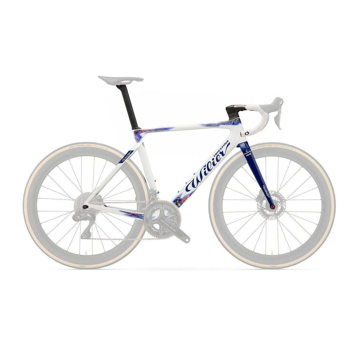 Wilier Filante SLR Frameset Blue White Glossy