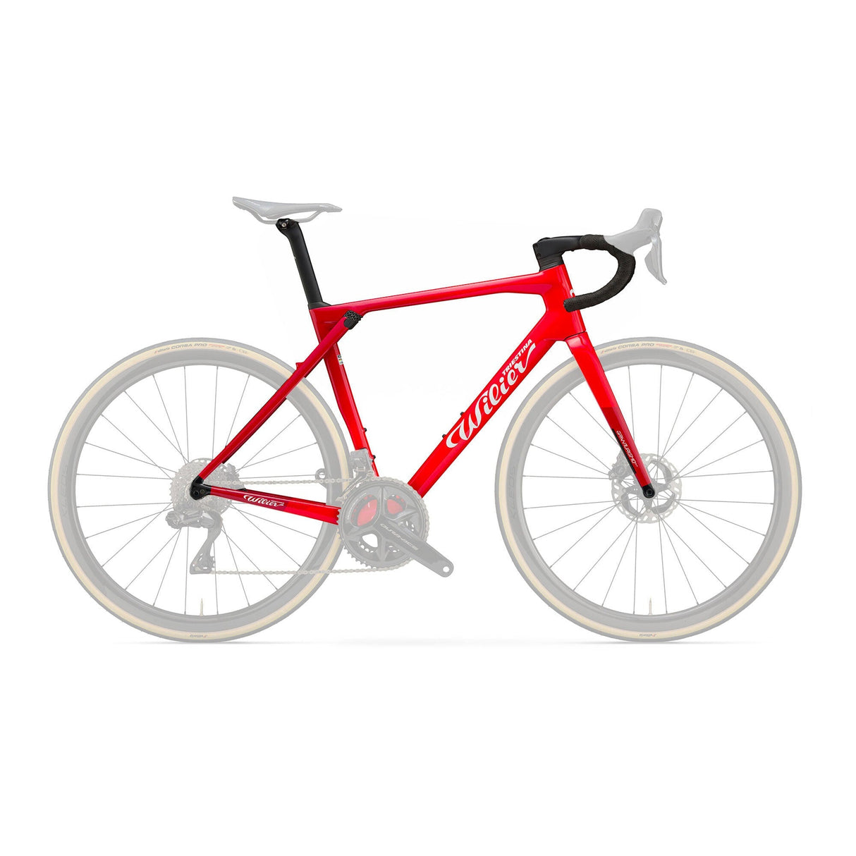 Wilier Granturismo SLR Frameset Red / White Glossy
