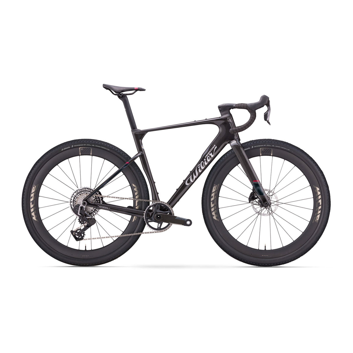 Wilier Rave SLR ID2 Rival XPLR E1 Bike w/Alloy Bar and Carbon Wheels