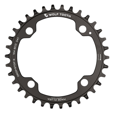 Wolf Tooth 104 BCD Chainrings Black