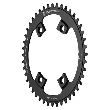 Wolf Tooth 110 BCD Asymmetric 4 - Bolt Chainrings for Shimano Cranks Drop - Stop B