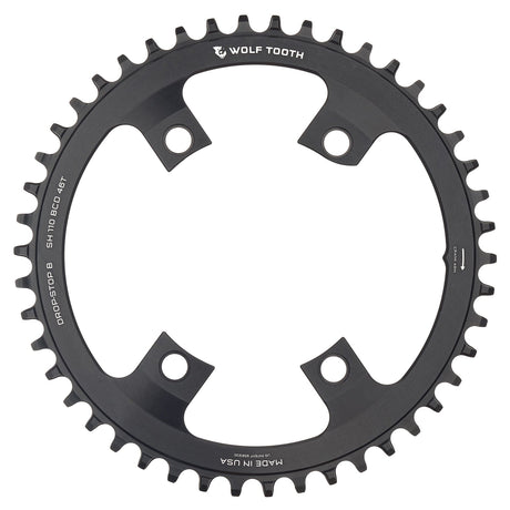 Wolf Tooth 110 BCD Asymmetric 4 - Bolt Chainrings for Shimano Cranks Drop - Stop B