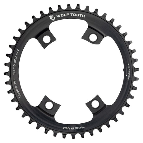 Wolf Tooth 110 BCD Asymmetric 4 - Bolt Chainrings for Shimano Cranks Drop - Stop B