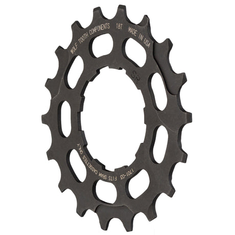 Wolf Tooth 18 Tooth Replacement Cog for SRAM and SunRace 11 - speed Black