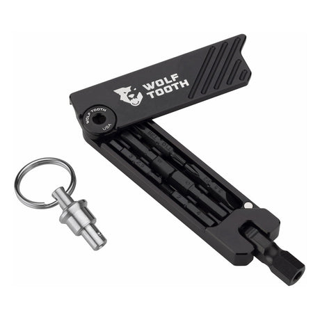 Wolf Tooth 6 - Bit Hex Wrench Multi - Tool Black