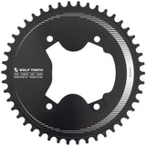 Wolf Tooth Aero 110 BCD Asymmetric 4 - Bolt Chainrings for Shimano GRX 800 Cranks Drop - Stop ST