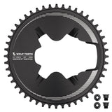 Wolf Tooth Aero Direct Mount Chainrings for Shimano Dura - Ace R9200 Cranks Black