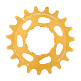 Wolf Tooth Aluminum Single Speed Cog Gold