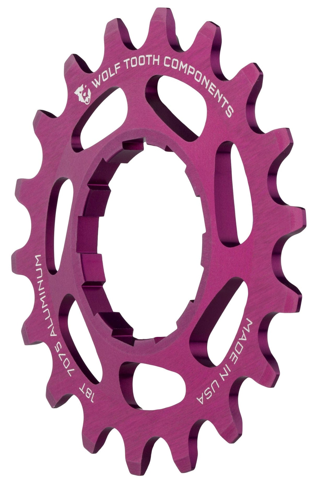 Wolf Tooth Aluminum Single Speed Cog Orange