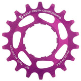 Wolf Tooth Aluminum Single Speed Cog Ultraviolet Purple