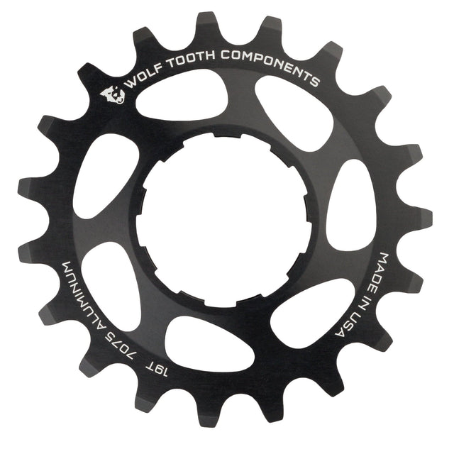 Wolf Tooth Aluminum Single Speed Cog Black