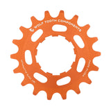 Wolf Tooth Aluminum Single Speed Cog Orange