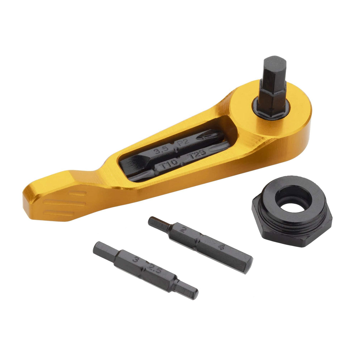 Wolf Tooth Axle Handle Multi - Tool Gold