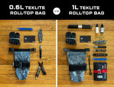 Wolf Tooth B - RAD TekLite Roll - Top Bag 1L Gray