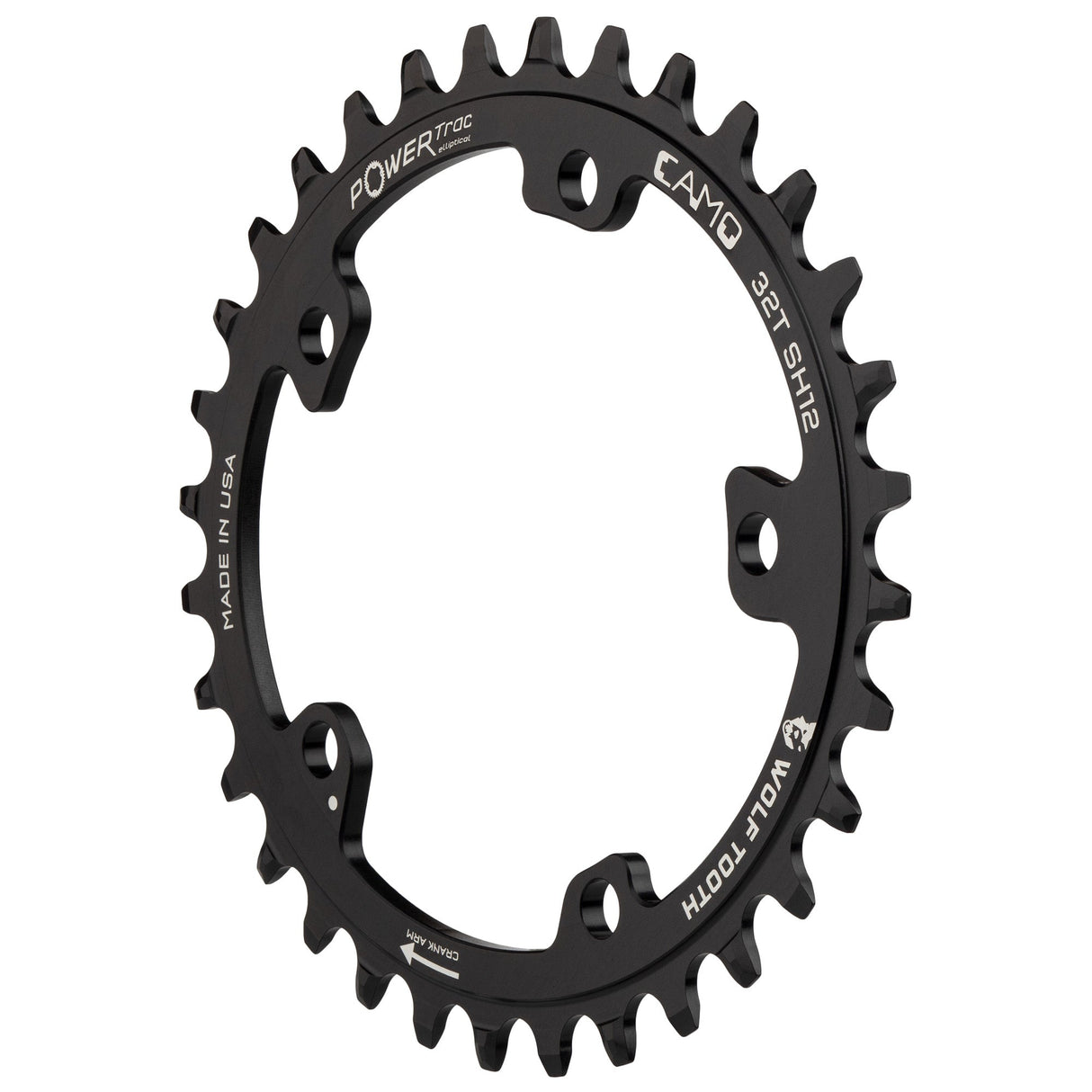 Wolf Tooth CAMO Aluminum Oval Chainring Drop - Stop ST