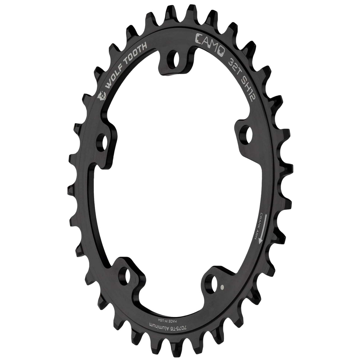 Wolf Tooth CAMO Aluminum Round Chainring Drop - Stop ST