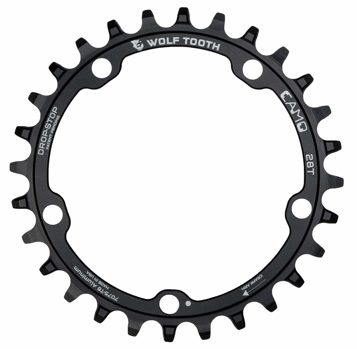 Wolf Tooth CAMO Aluminum Round Chainring Drop - Stop B