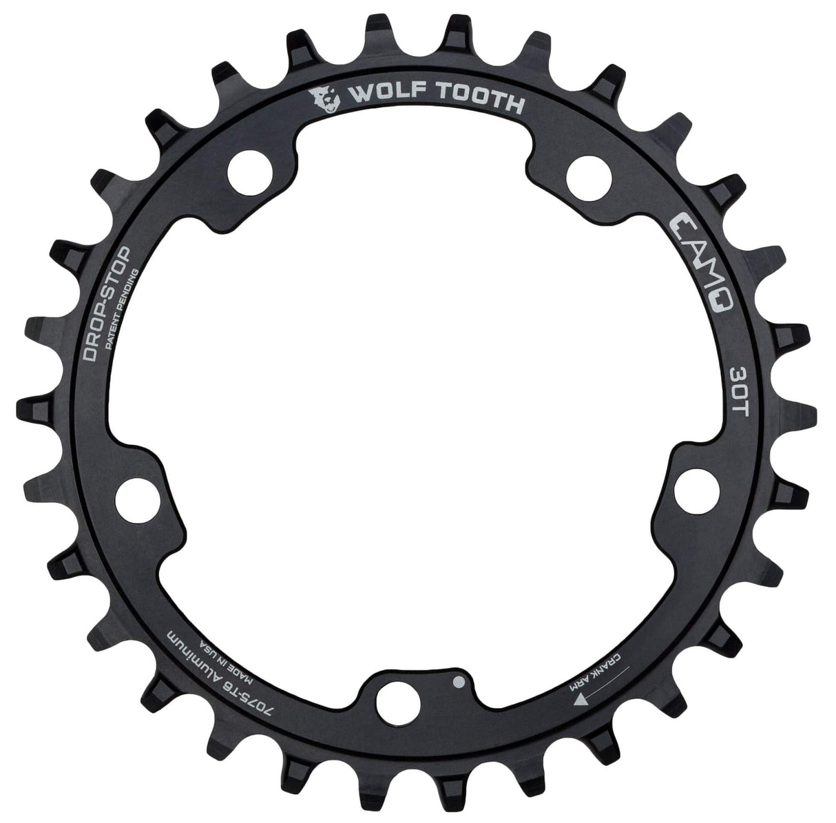Wolf Tooth CAMO Aluminum Round Chainring Drop - Stop B