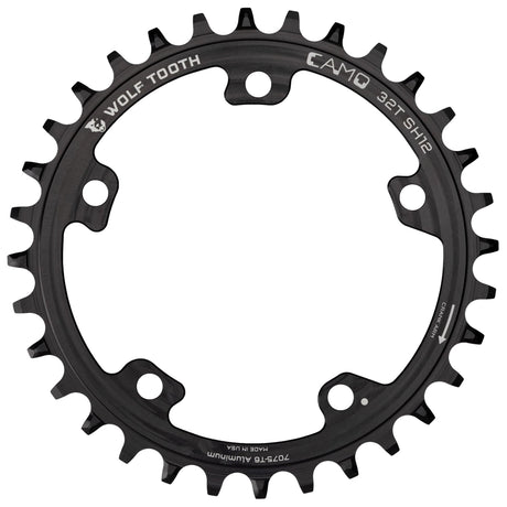Wolf Tooth CAMO Aluminum Round Chainring Drop - Stop ST