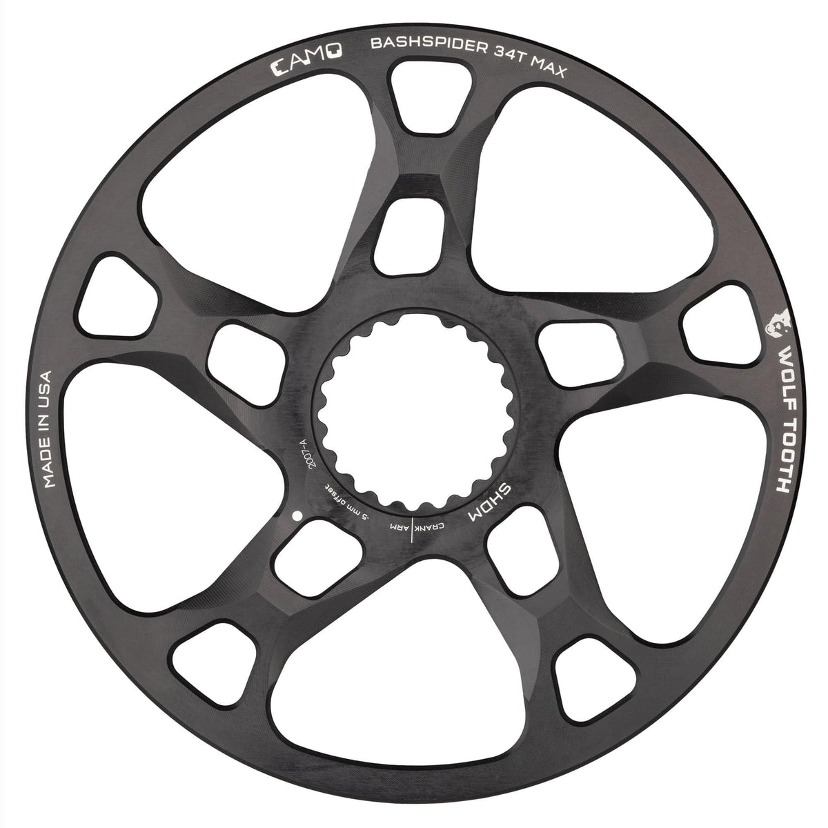 Tooth Bash Wolf Tooth CAMO BashSpider for Shimano | RA Cycles