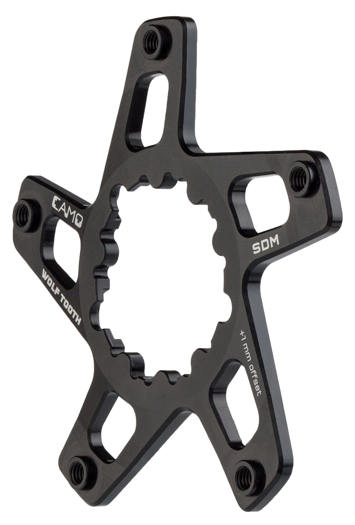 Wolf Tooth CAMO Direct Mount Spider For SRAM 3 - Bolt Cranks M8 Standard (49mm chainline / 6mm offset)