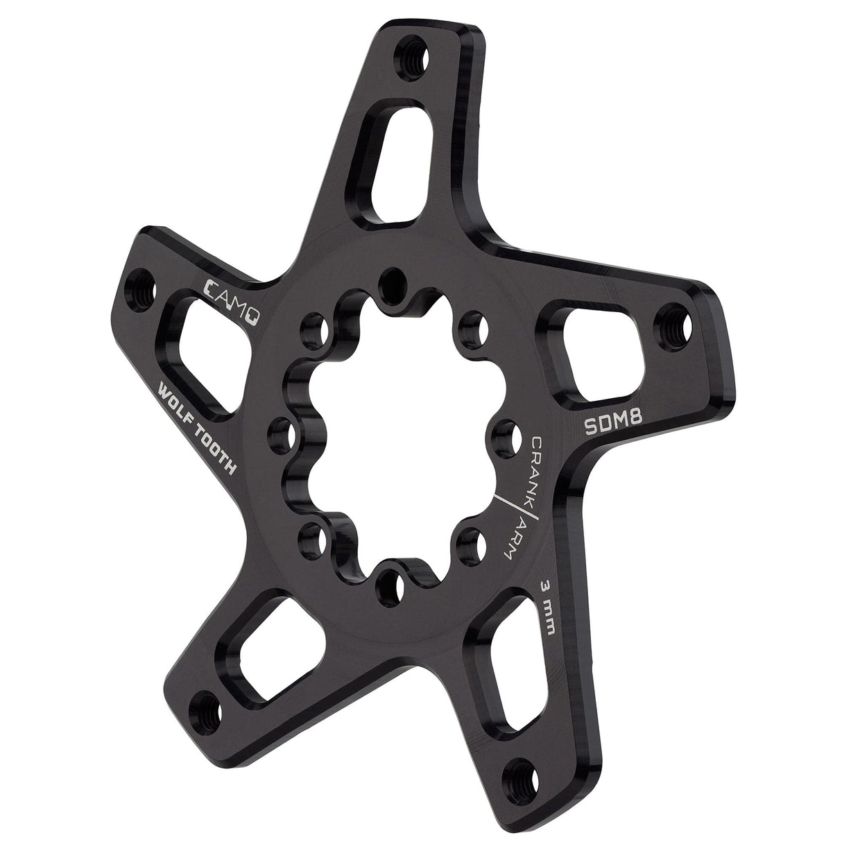 Wolf Tooth CAMO Direct Mount Spider for SRAM 8 - Bolt M5 Boost / 3MM Offset