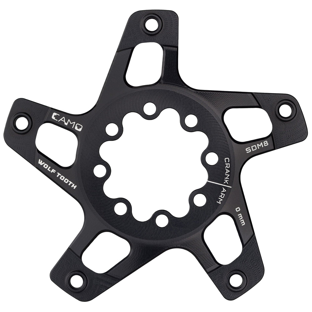Wolf Tooth CAMO Direct Mount Spider for SRAM 8 - Bolt M2 / 0MM Offset
