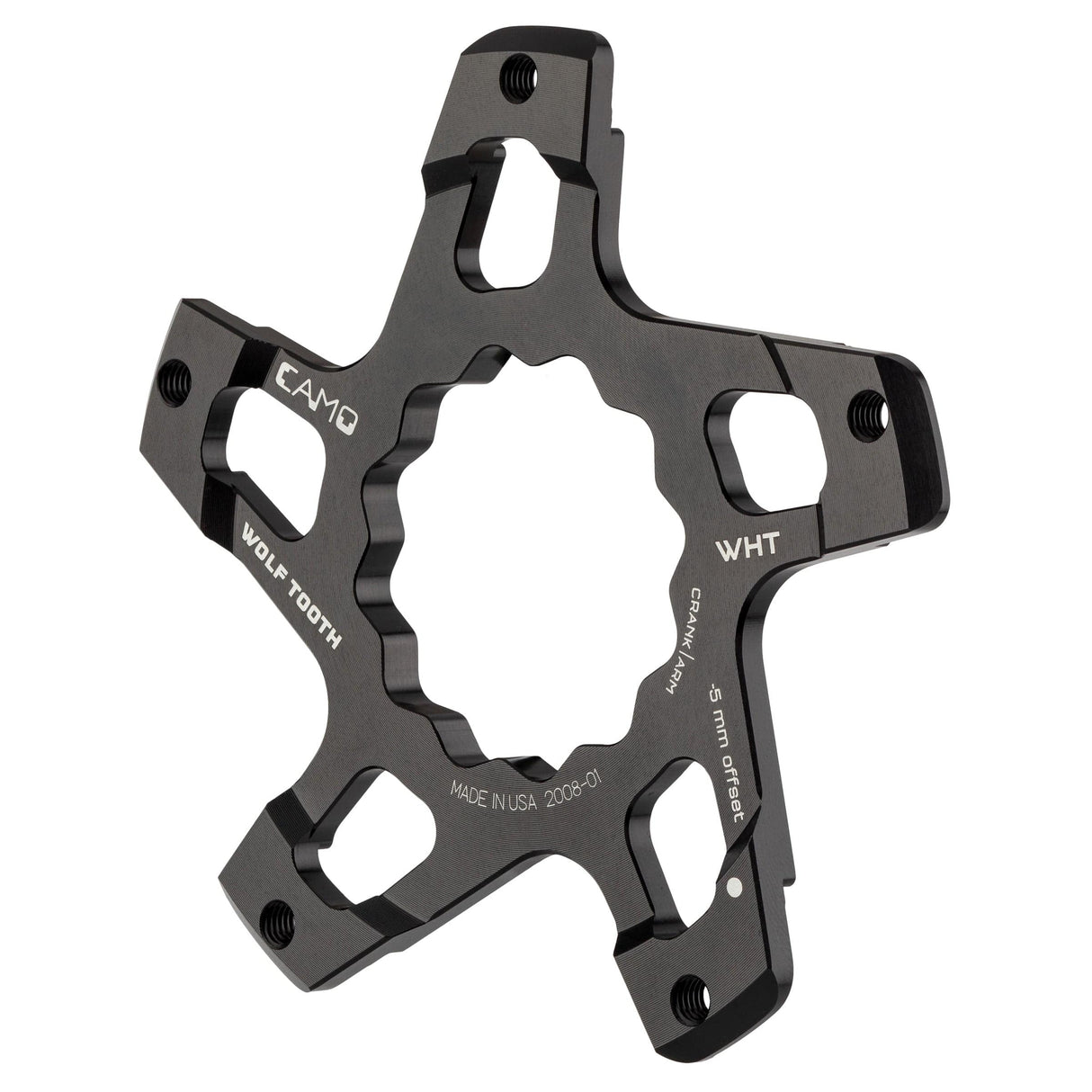 Wolf Tooth CAMO Direct Mount Spider For White Industries Black