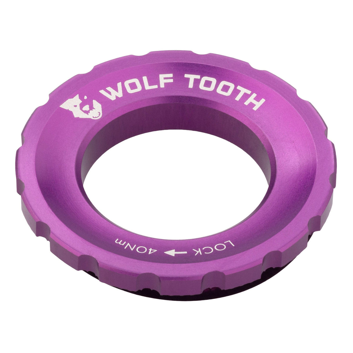 Wolf Tooth Centerlock Rotor Lockring – External Spline Ultraviolet Purple