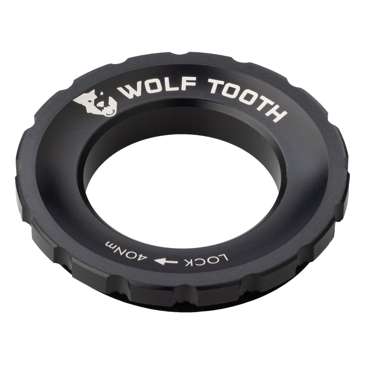 Wolf Tooth Centerlock Rotor Lockring – External Spline Black