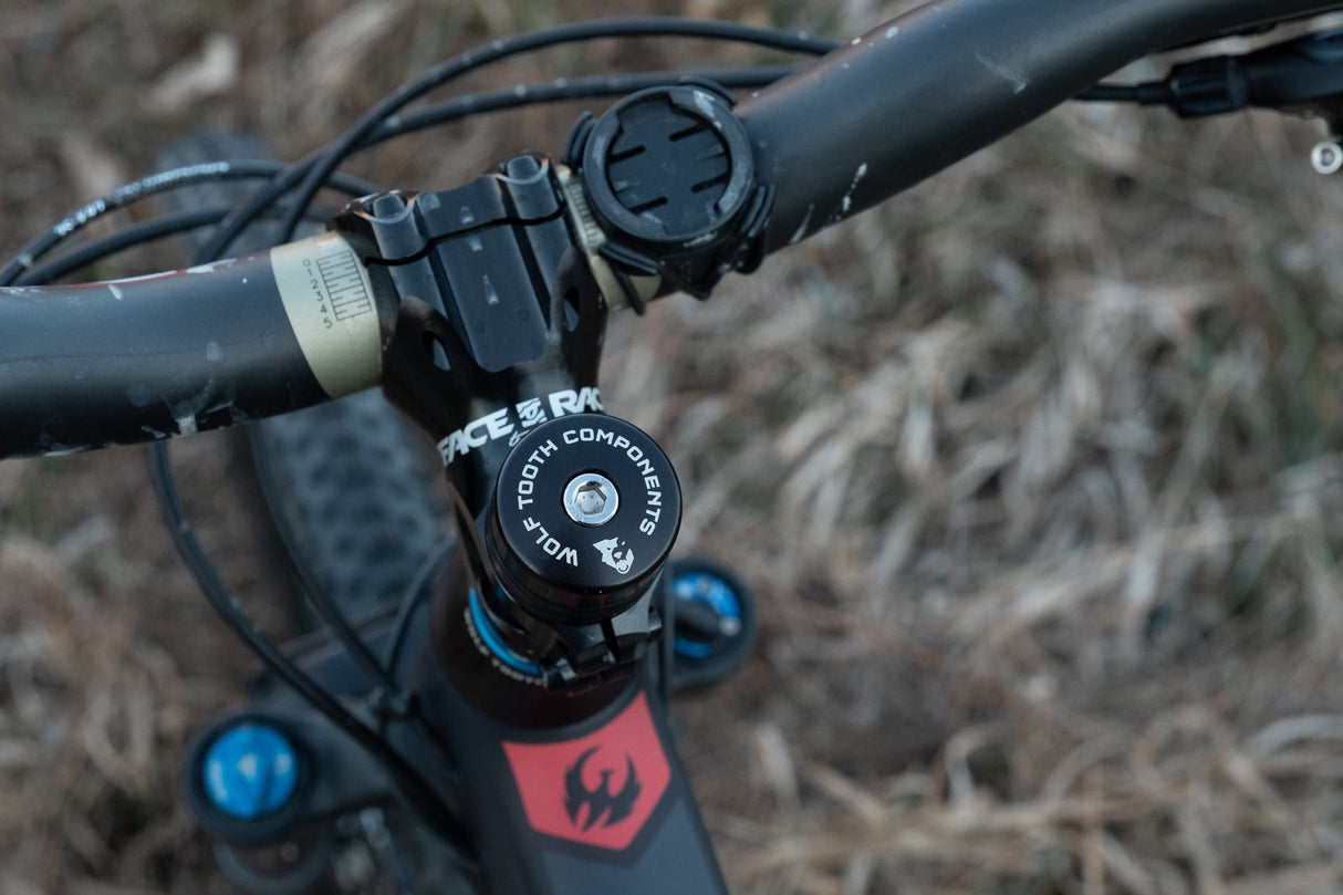 Wolf Tooth Compression Plug with Integrated Spacer Stem Cap Gold